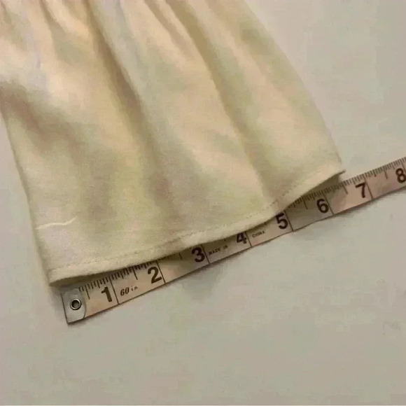 Madewell Tiered Button-Back Cream Blouse Women's XXS - Picture 8 of 11